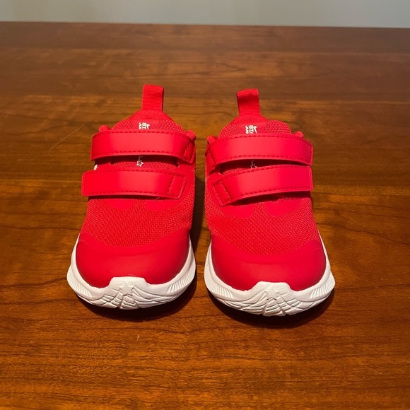 Nike Boys Star Runner 3 [DA2777-607] Red/Gray Running Shoes Sneakers - Picture 4 of 7